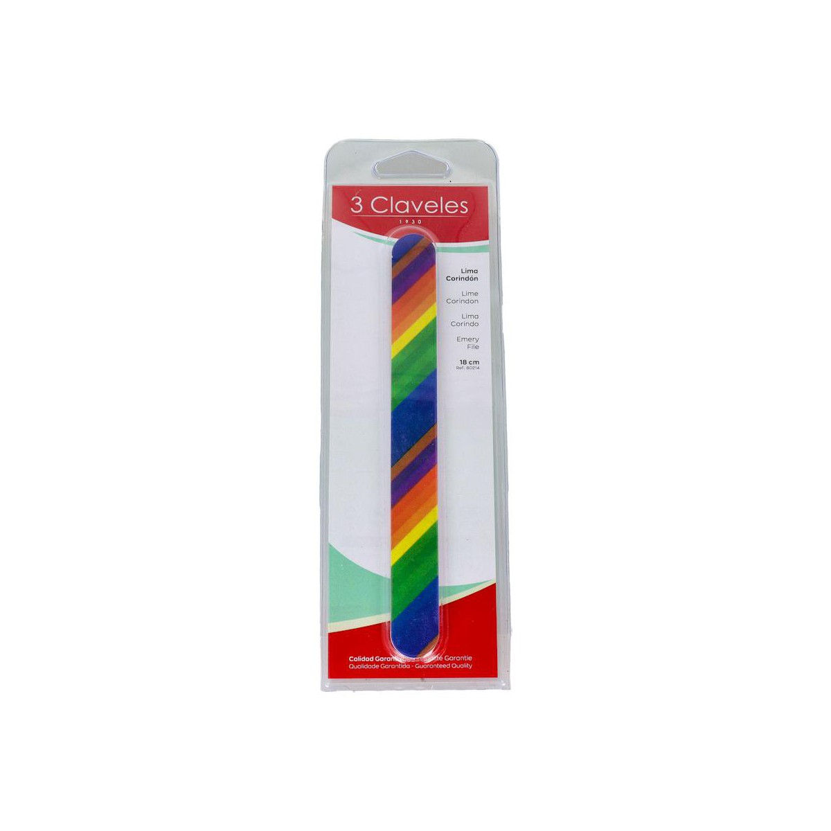 LIMA 3 CLAVELES COLOR 18CM 80214