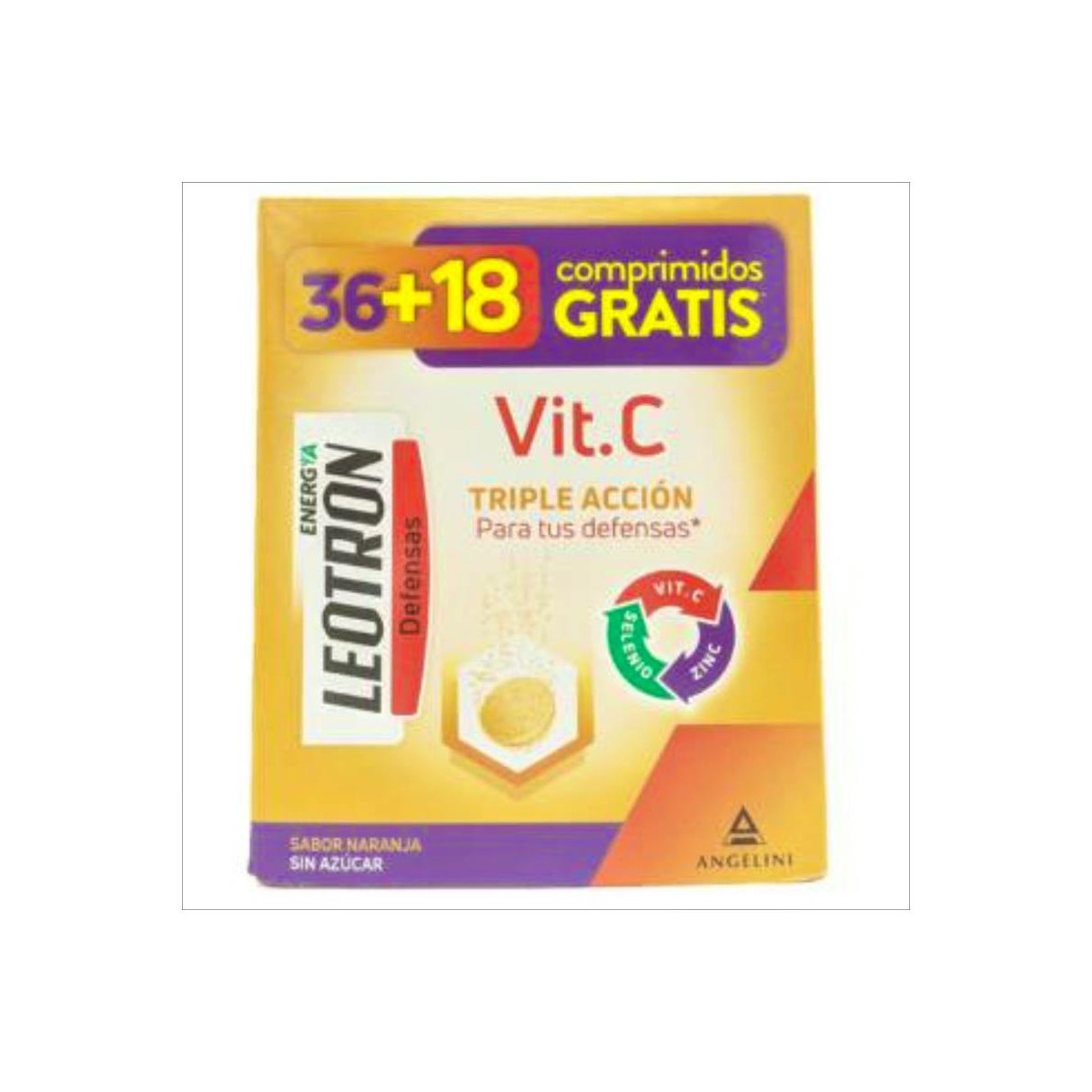 LEOTRON VIT C 36 COMP+18 COMP GRATIS