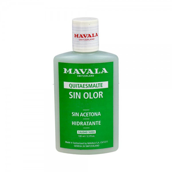 MAVALA QUITAESMALTE S/ACETONA S/OLOR 100 ML