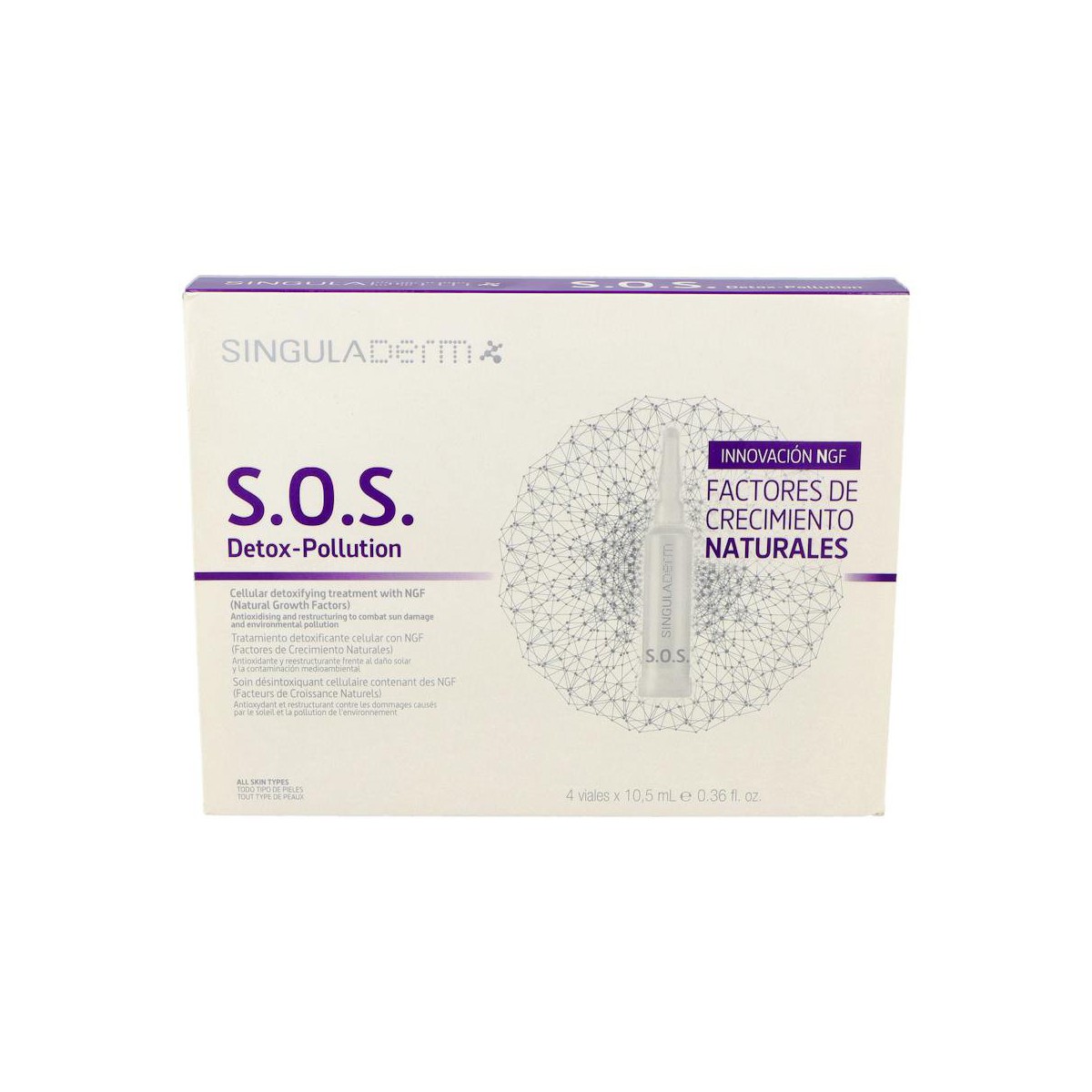 SINGULADERM S.O.S. DETOX-POLLUTION 4 VIALES DE...